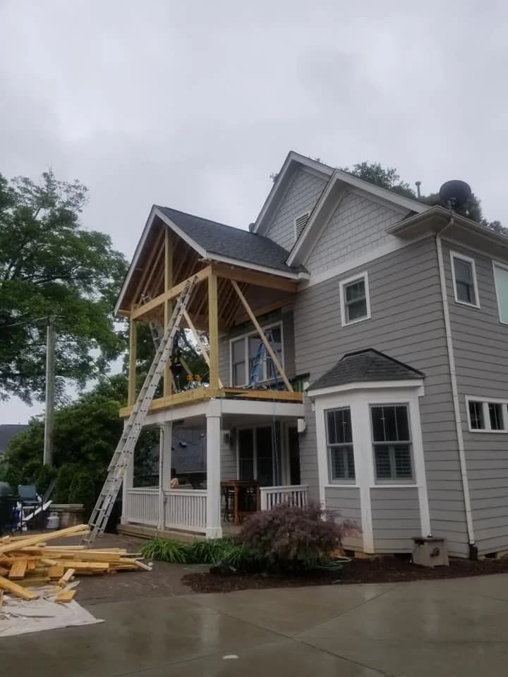 Whole home remodel with open floor plan and modern design in Charlotte NC